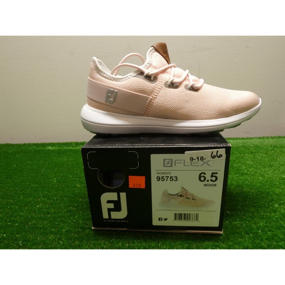 FootJoy Womens Flex Spikeless Performance Golf Shoes 6.5M Pink 95753 New